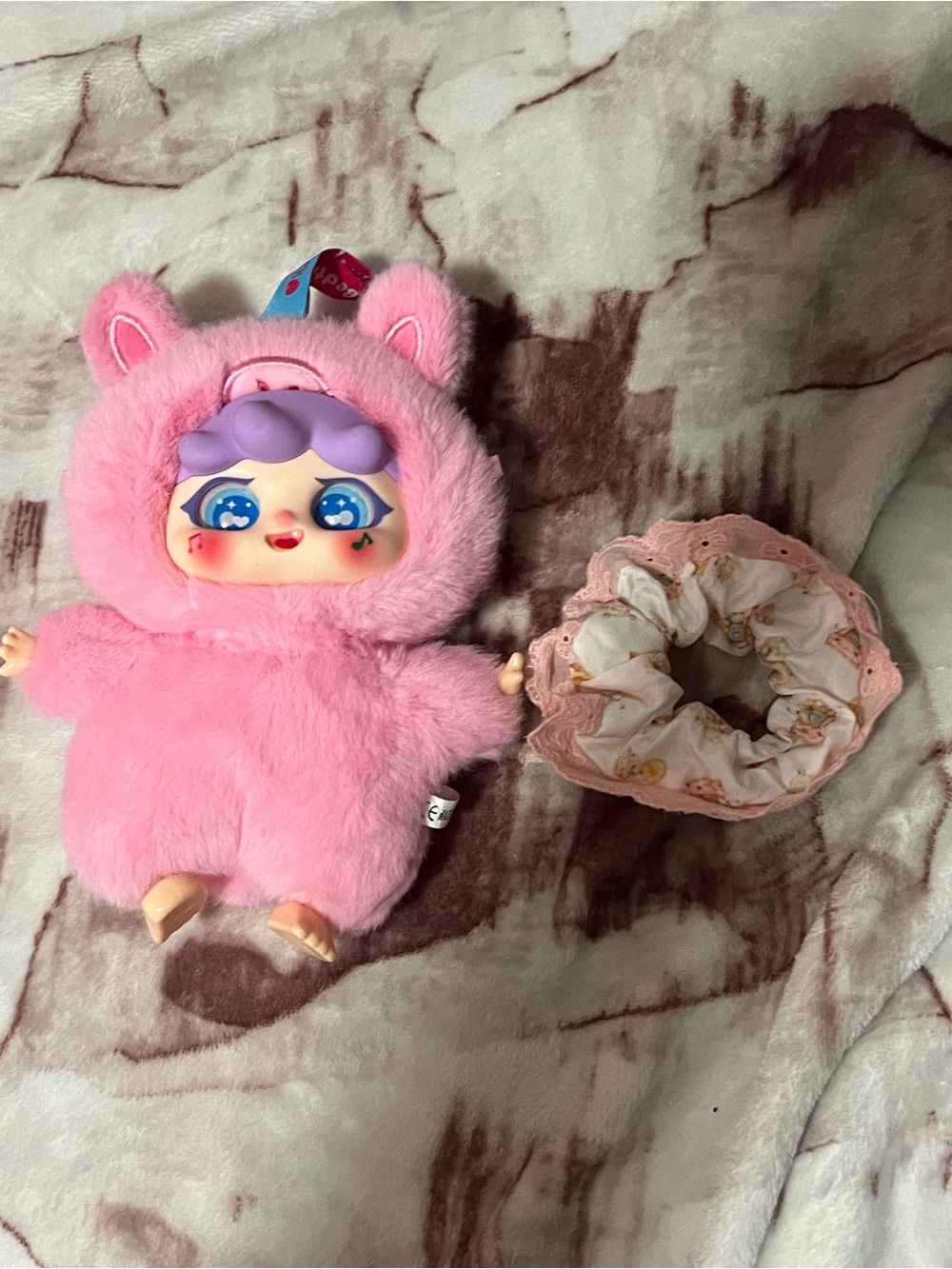 MIGO BEDTIME STORY Plush Doll in Fuzzy Animal Outfit